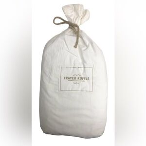 Restoration Hardware Baby&Child Crib Skirt- Frayed Ruffle Bedding Collection